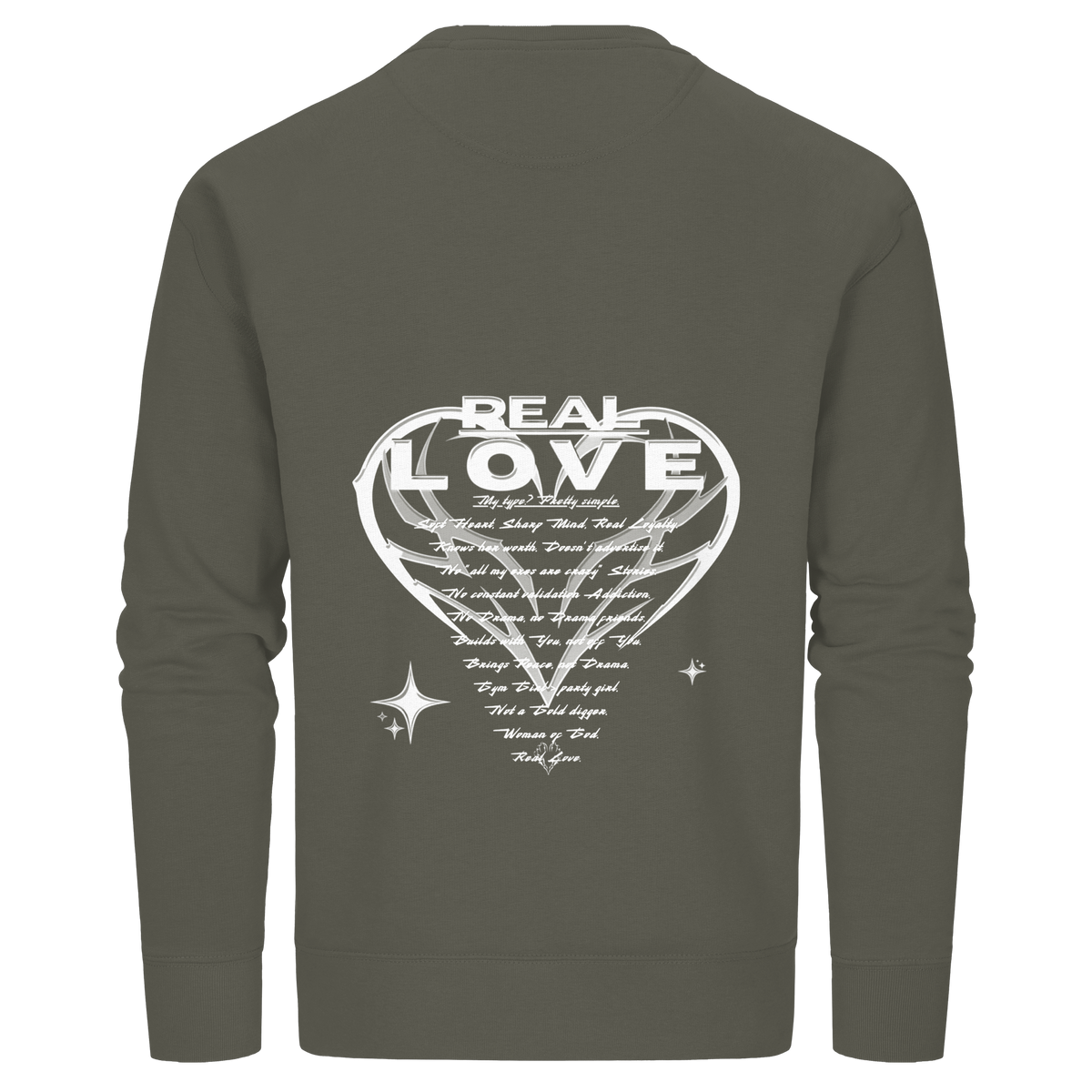 The REAL LOVE BASiCS - Organic Basic Unisex Sweatshirt