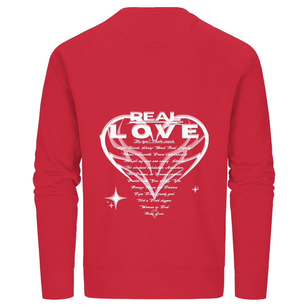 The REAL LOVE BASiCS - Organic Basic Unisex Sweatshirt