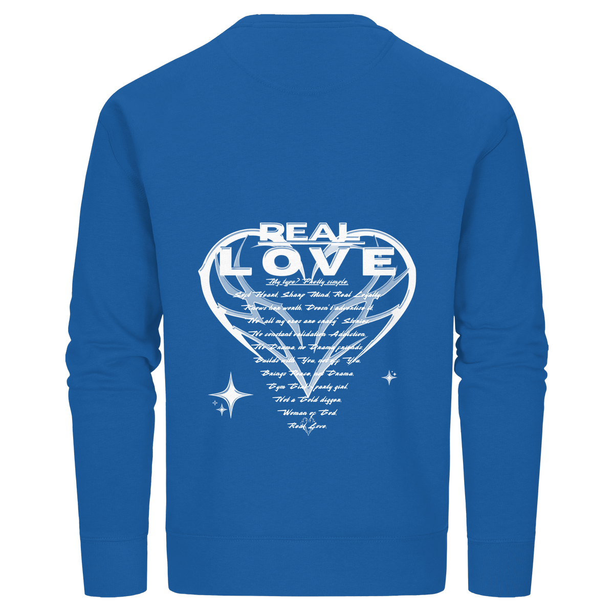 The REAL LOVE BASiCS - Organic Basic Unisex Sweatshirt