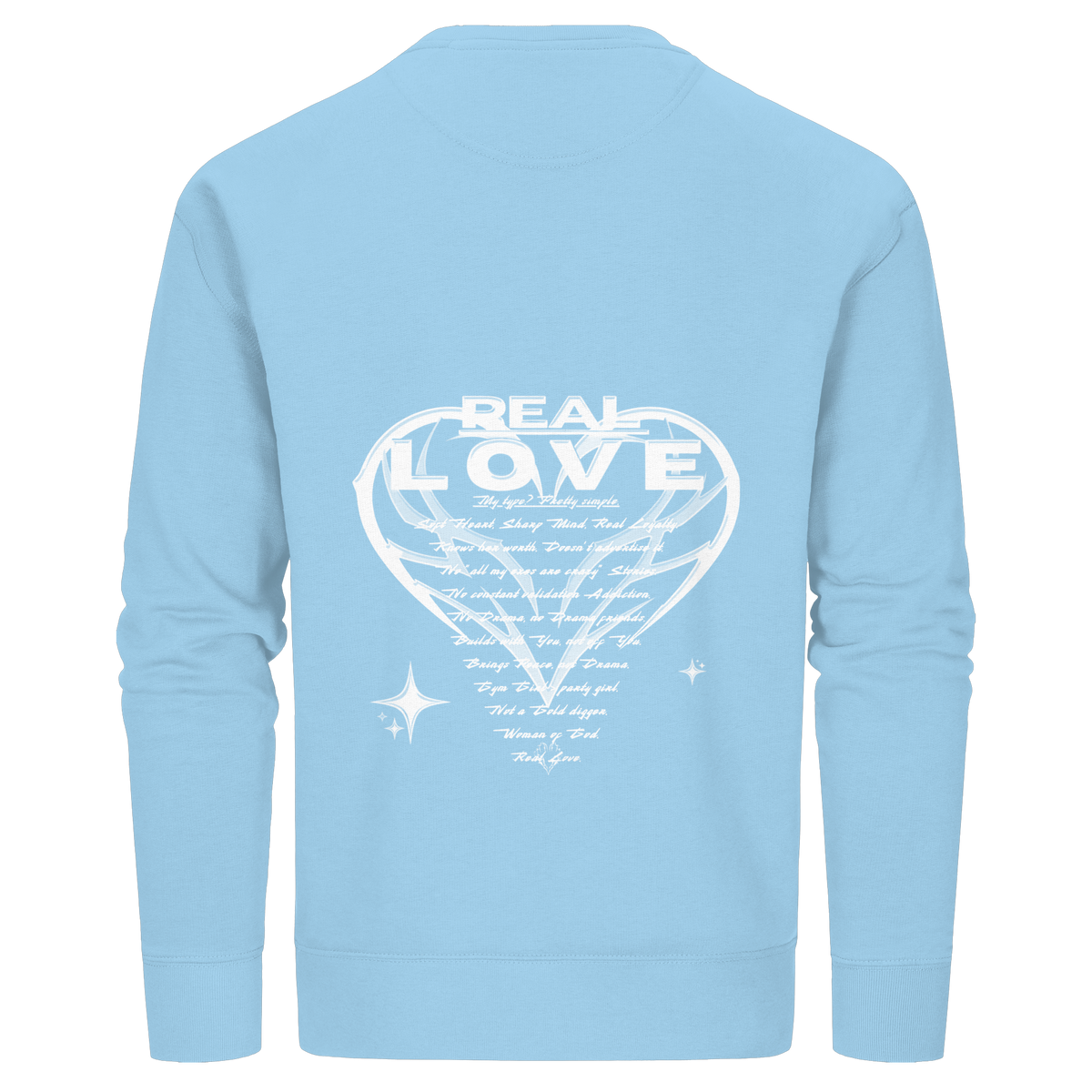 The REAL LOVE BASiCS - Organic Basic Unisex Sweatshirt