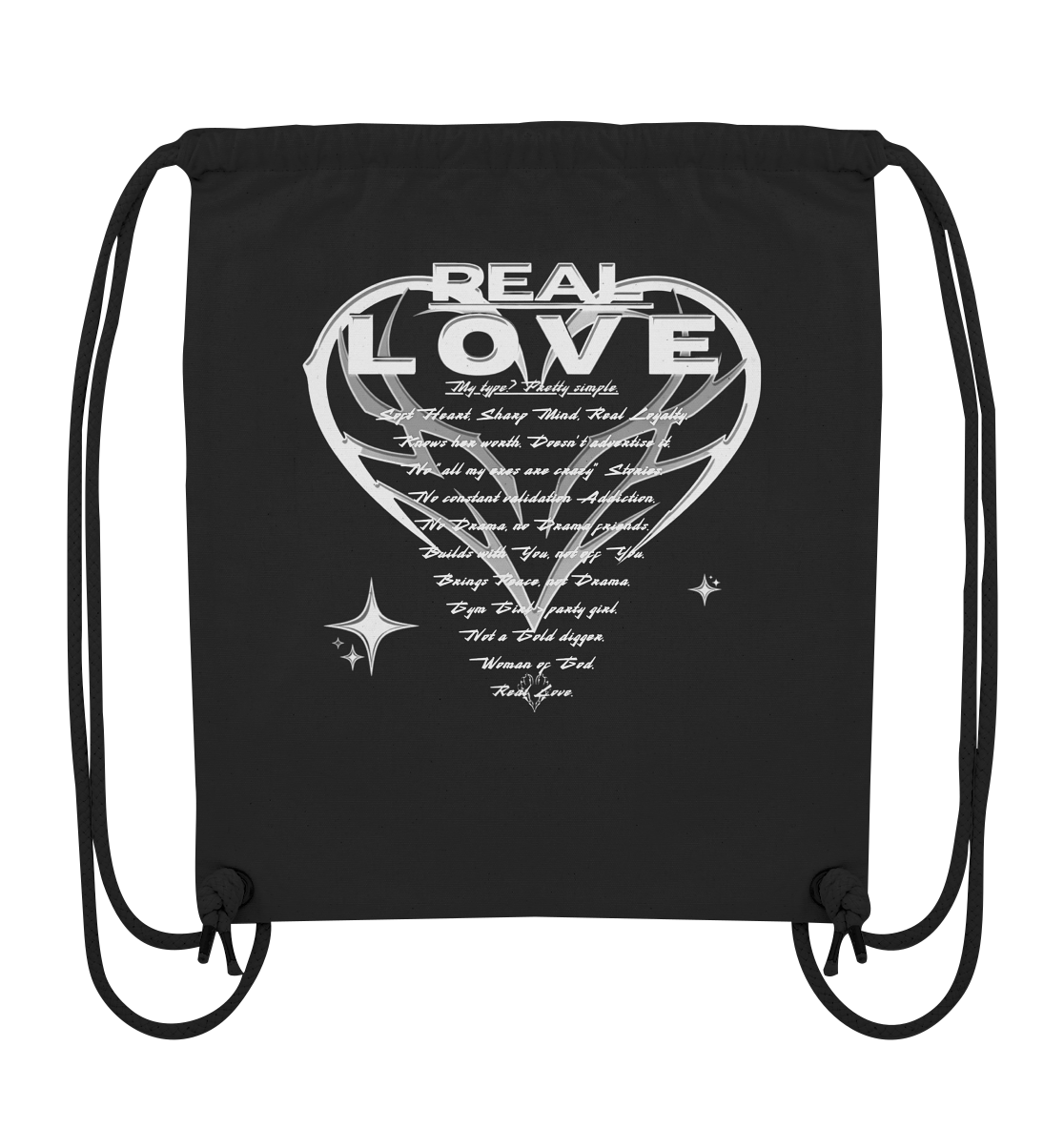 The REAL LOVE BASiCS - Organic Gym-Bag