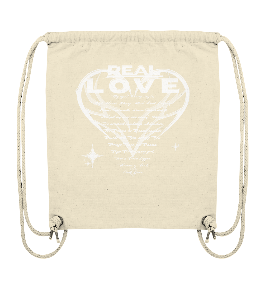 The REAL LOVE BASiCS - Organic Gym-Bag