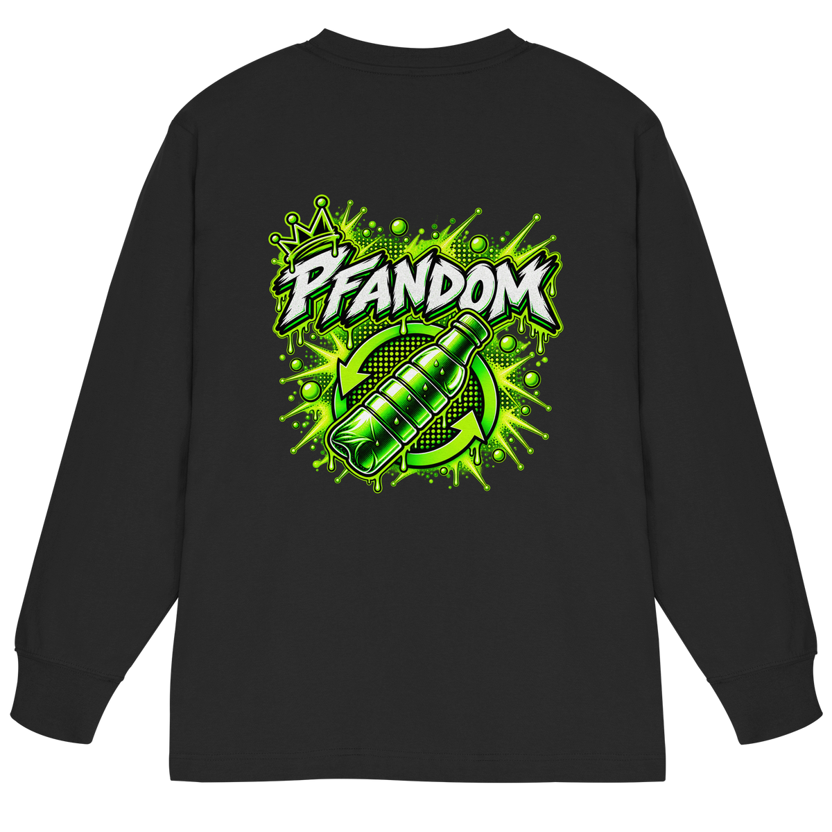 PFANDOM - Maglia a maniche lunghe oversize biologica pesante