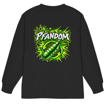 PFANDOM - Maglia a maniche lunghe oversize biologica pesante