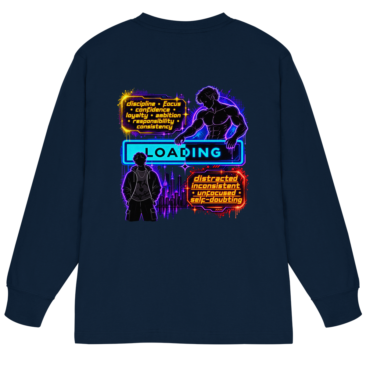 LOADiNG - Organic Heavy Oversized Longsleeve T-Shirt