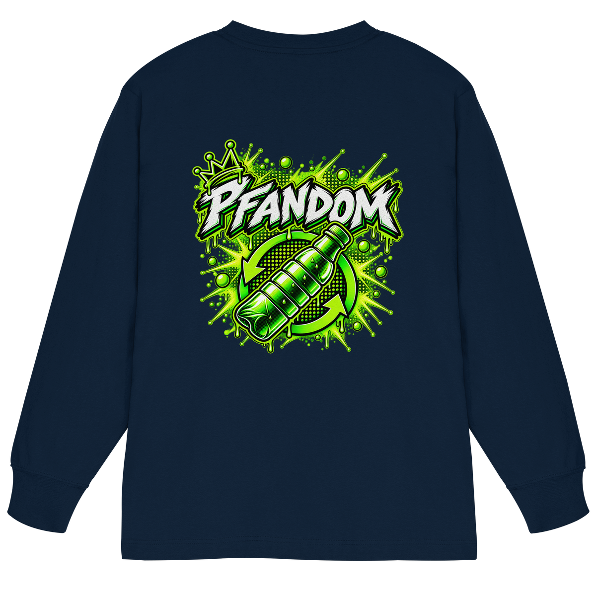 PFANDOM - Maglia a maniche lunghe oversize biologica pesante