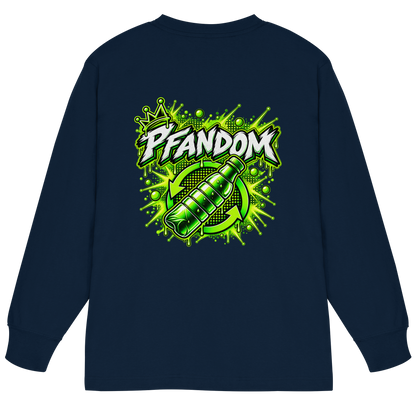 PFANDOM - Maglia a maniche lunghe oversize biologica pesante