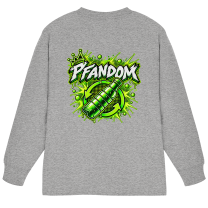 PFANDOM - Maglia a maniche lunghe oversize biologica pesante