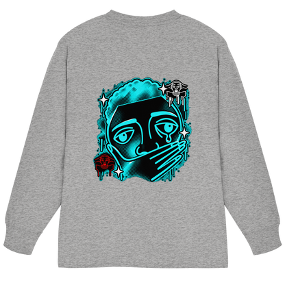 The Meme - T-shirt a maniche lunghe oversize pesante in cotone biologico