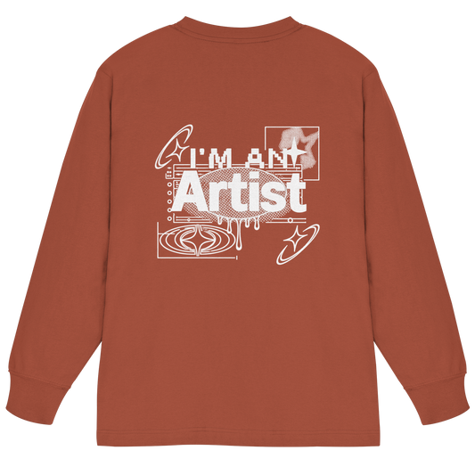 The Artist BASiCS - Organic Heavy Oversized Longsleeve T-Shirt