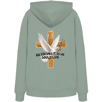 Collezione Savior - Felpa con cappuccio organica