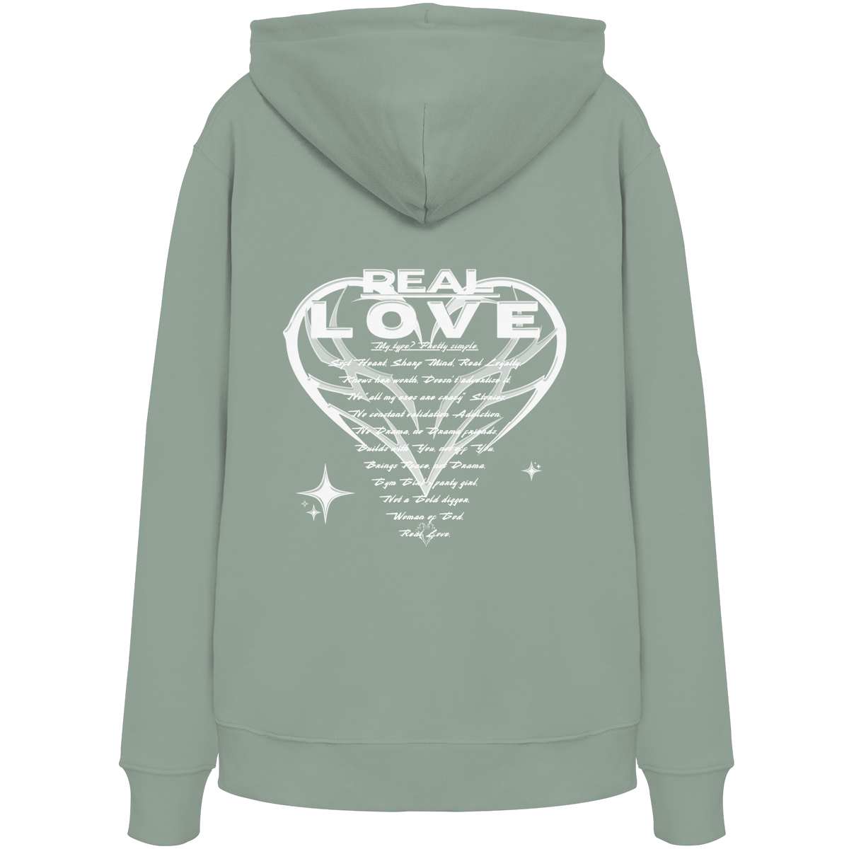 Die REAL LOVE BASiCS - Bio-Hoodie