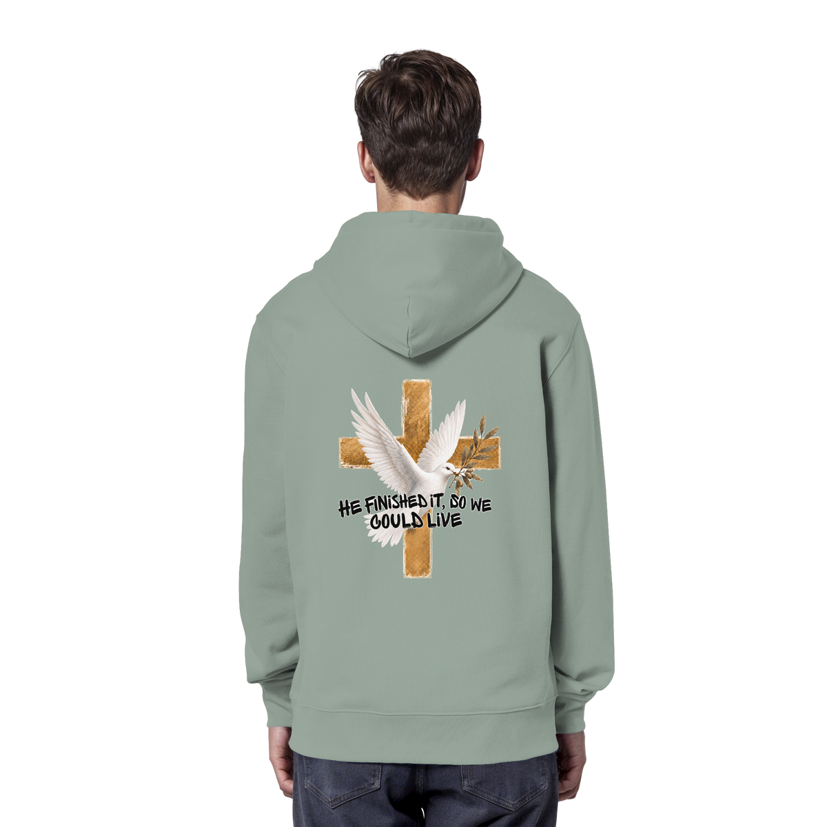 Collezione Savior - Felpa con cappuccio organica