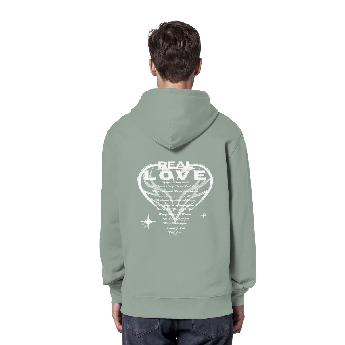 Die REAL LOVE BASiCS - Bio-Hoodie