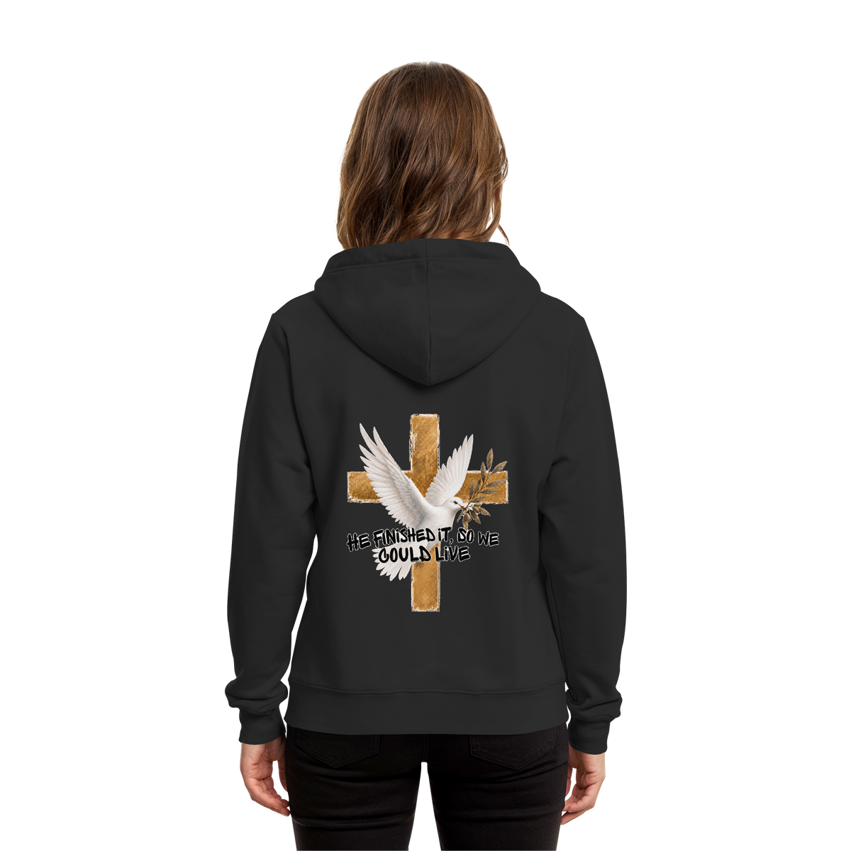 Collezione Savior - Felpa con cappuccio organica B&C