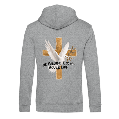 Collezione Savior - Felpa con cappuccio organica B&C