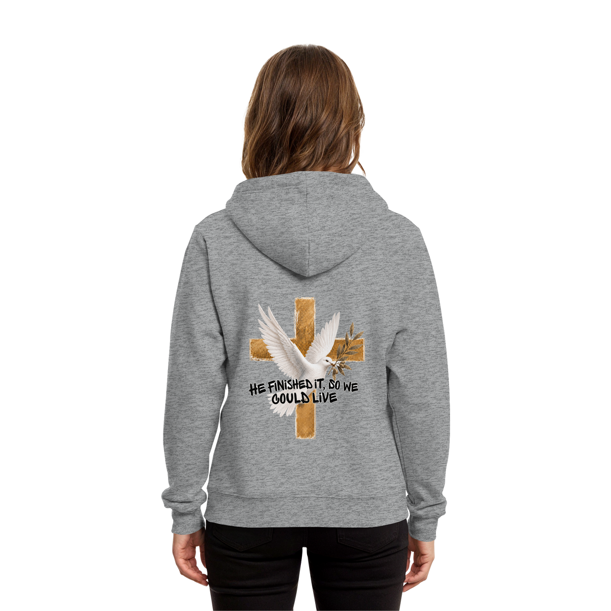 Collezione Savior - Felpa con cappuccio organica B&C