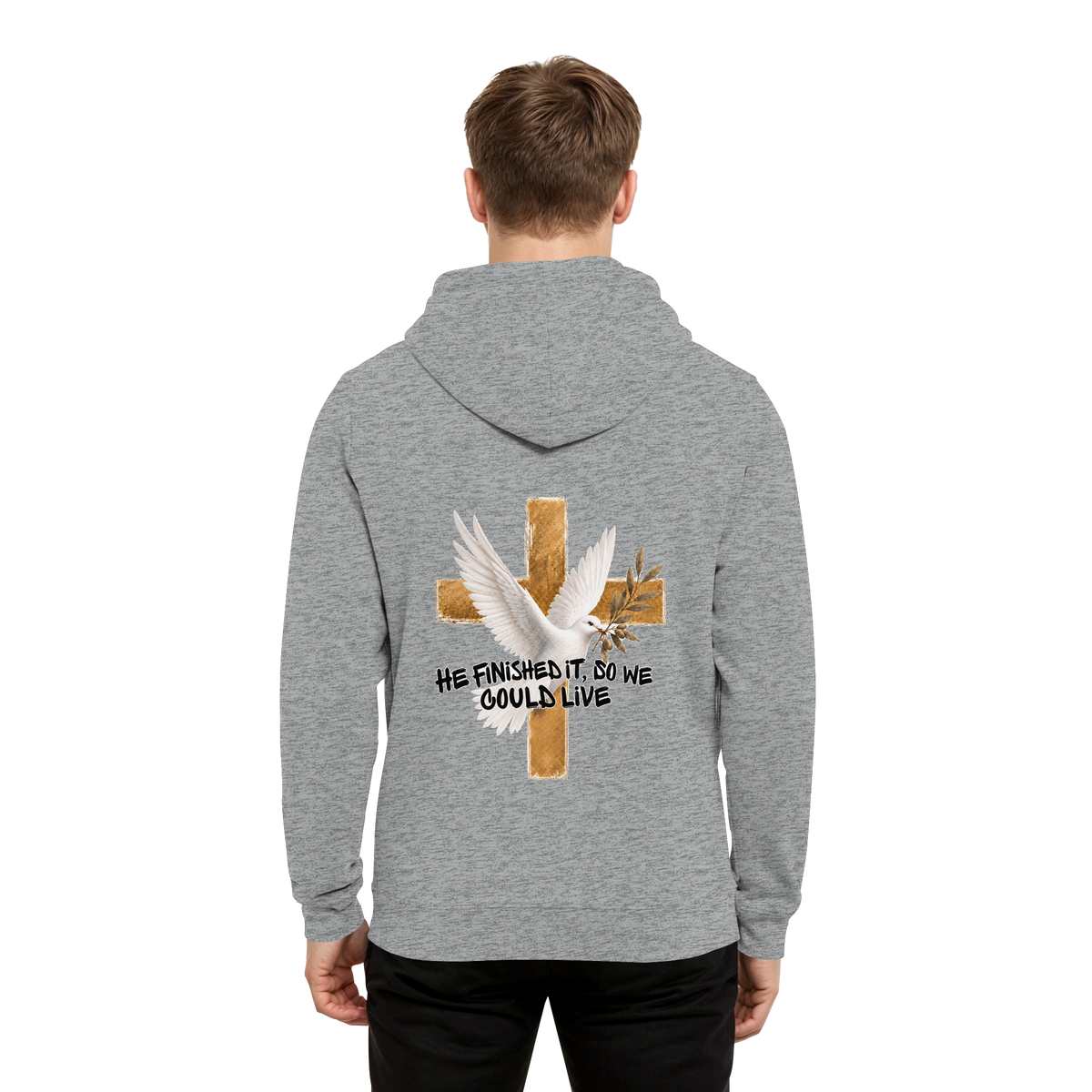 Collezione Savior - Felpa con cappuccio organica B&C