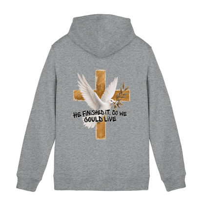 Collezione Savior - Felpa con cappuccio organica B&C