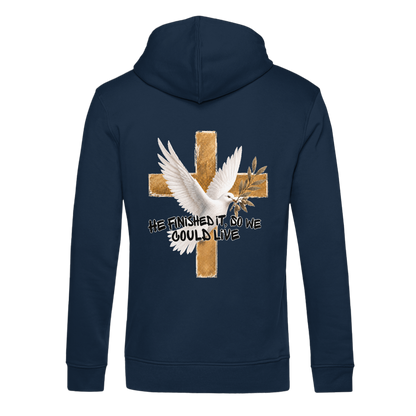 Collezione Savior - Felpa con cappuccio organica B&C