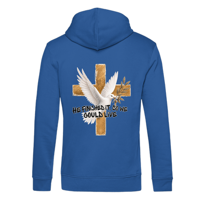 Collezione Savior - Felpa con cappuccio organica B&C