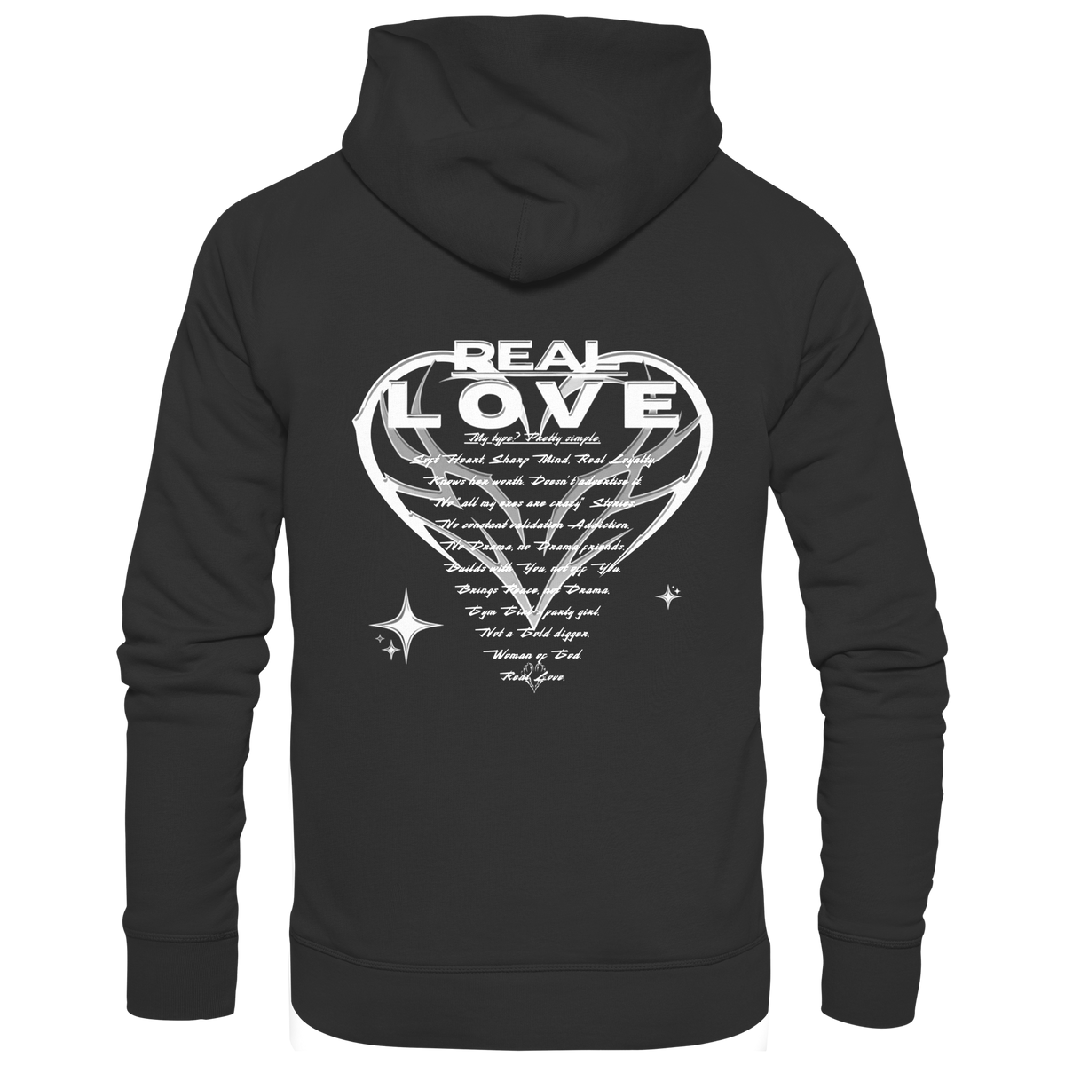 Die REAL LOVE BASiCS - Bio-Hoodie