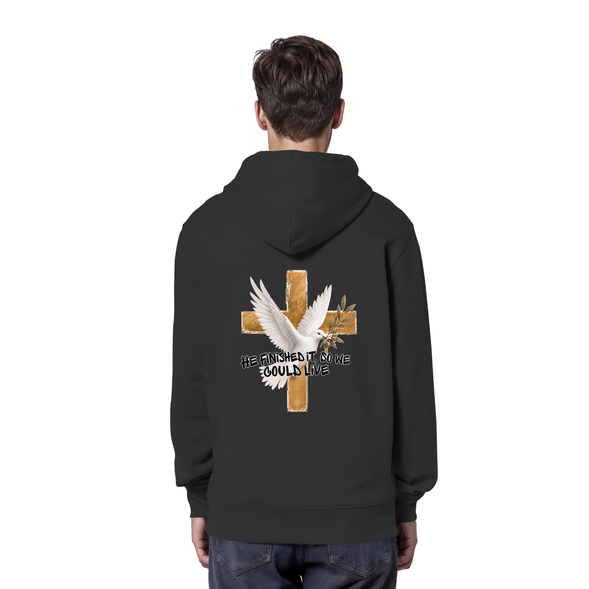 Collezione Savior - Felpa con cappuccio organica