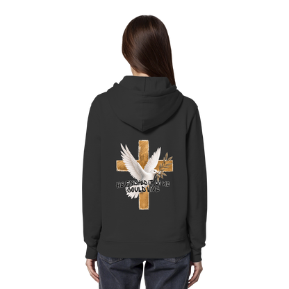Collezione Savior - Felpa con cappuccio organica
