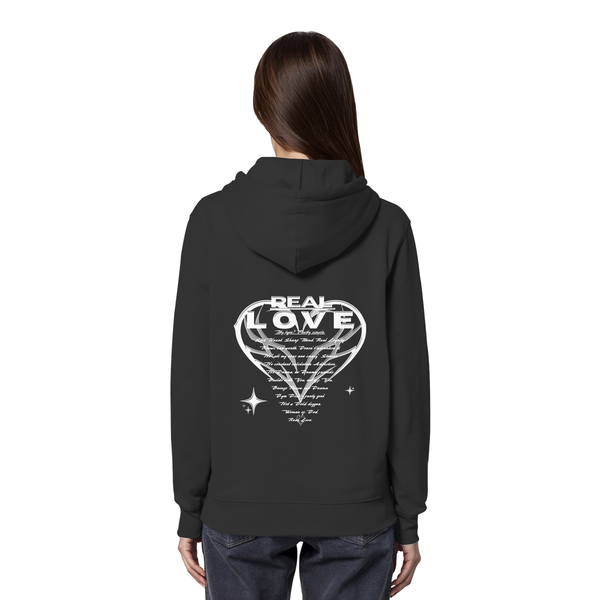 Die REAL LOVE BASiCS - Bio-Hoodie