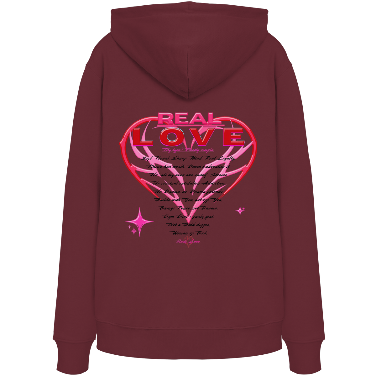 The Real Love - Bio-Hoodie