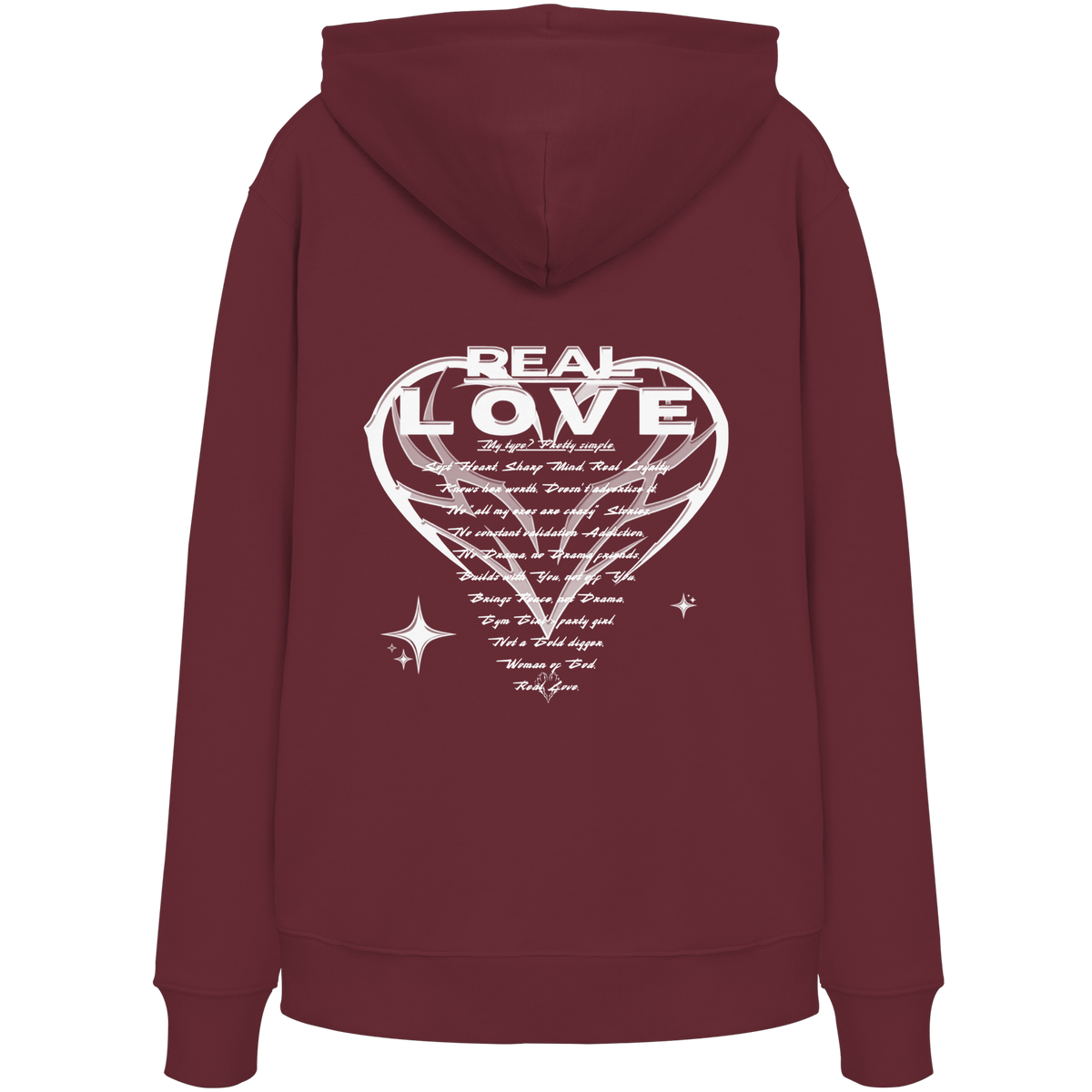 Die REAL LOVE BASiCS - Bio-Hoodie