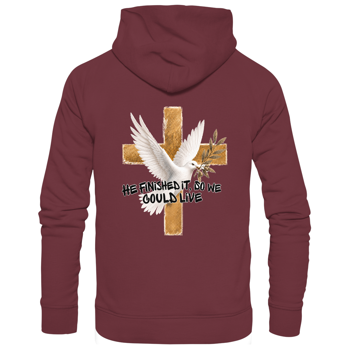 Collezione Savior - Felpa con cappuccio organica