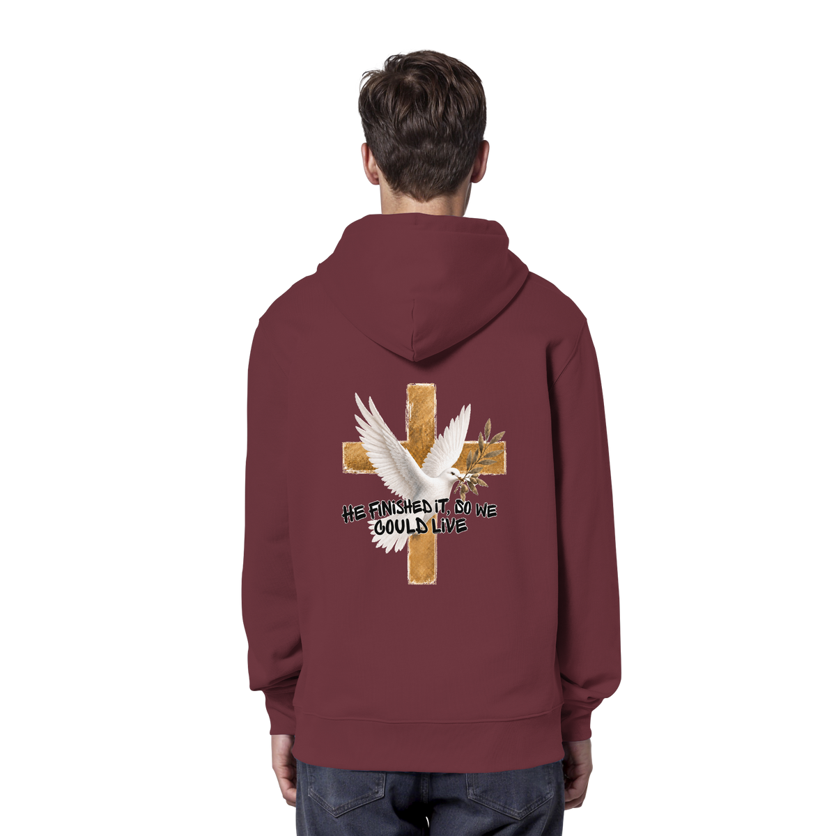 Collezione Savior - Felpa con cappuccio organica