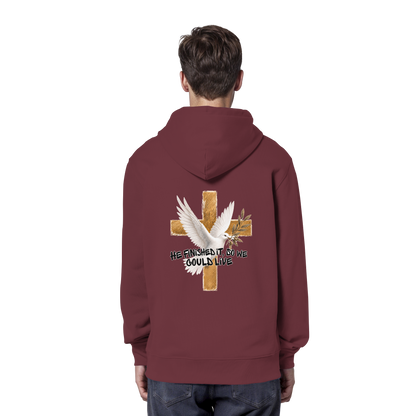 Collezione Savior - Felpa con cappuccio organica