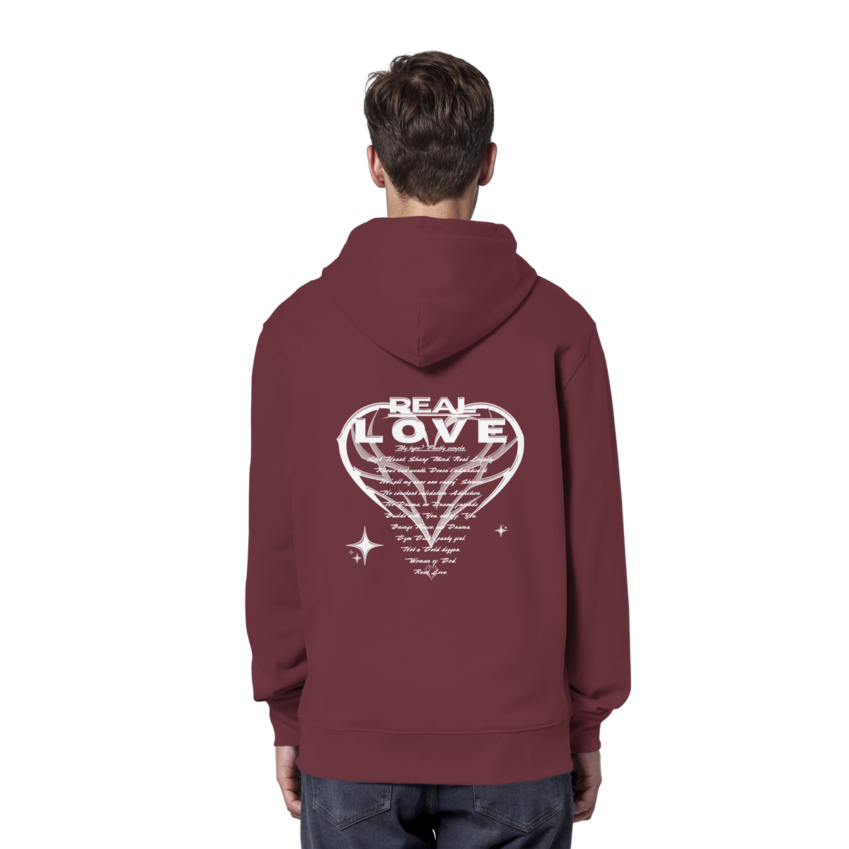 Die REAL LOVE BASiCS - Bio-Hoodie