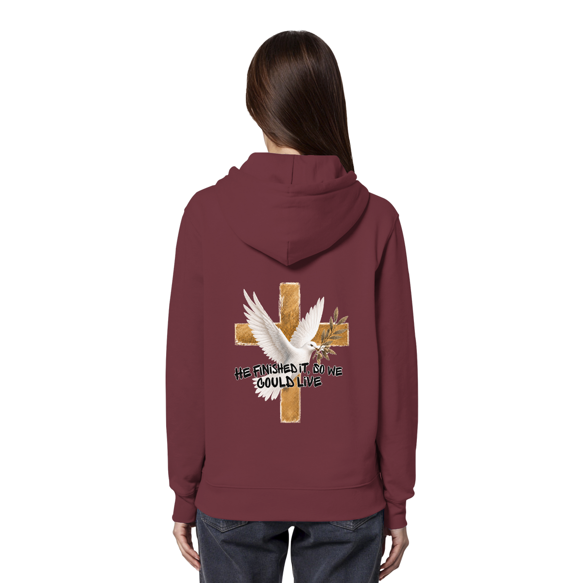 Collezione Savior - Felpa con cappuccio organica