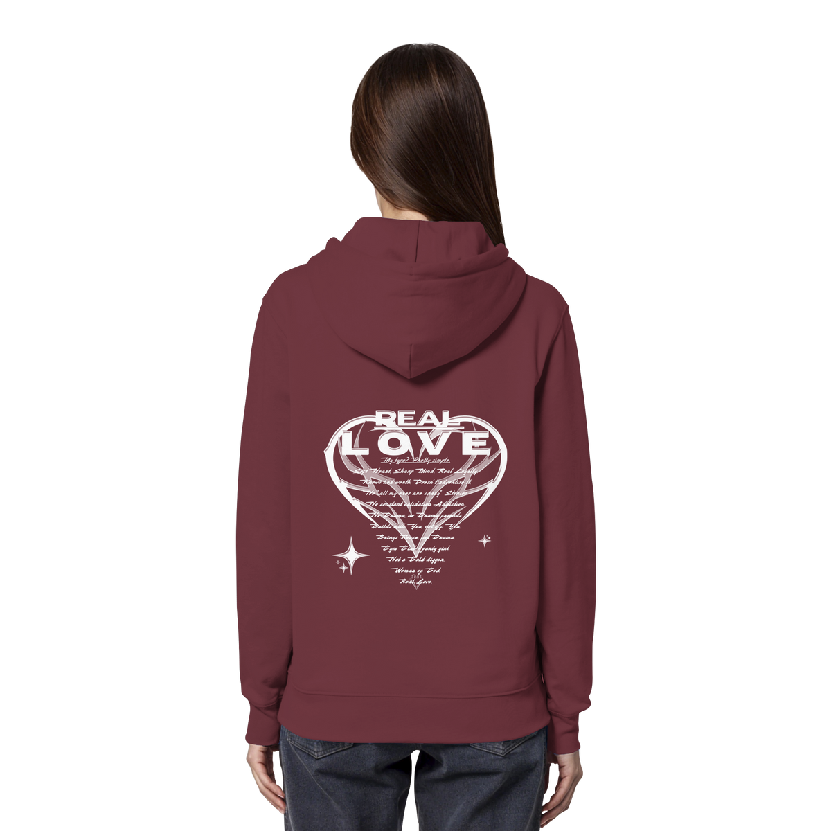 Die REAL LOVE BASiCS - Bio-Hoodie