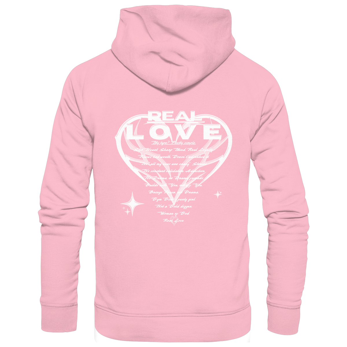 Die REAL LOVE BASiCS - Bio-Hoodie