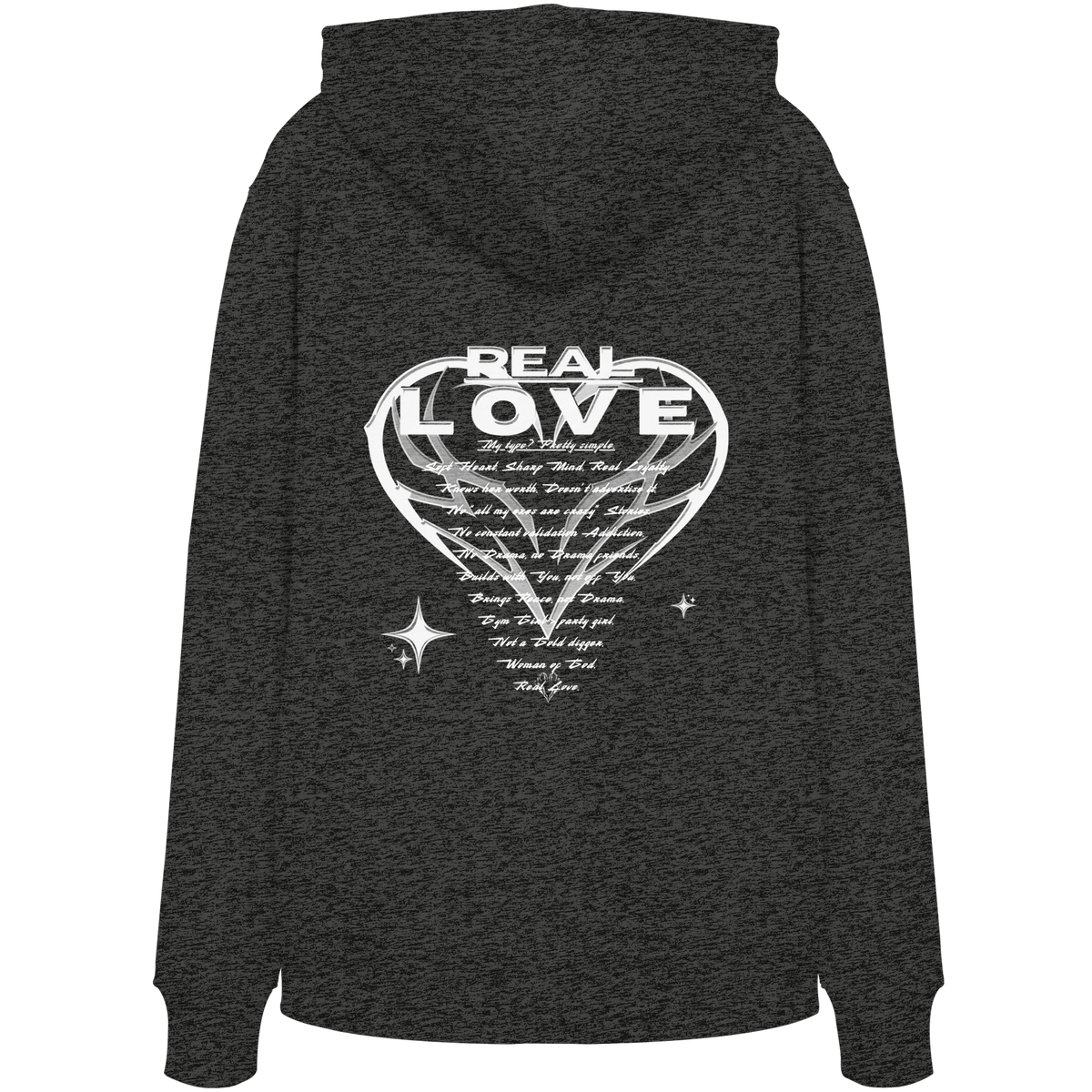 Die REAL LOVE BASiCS - Bio-Hoodie