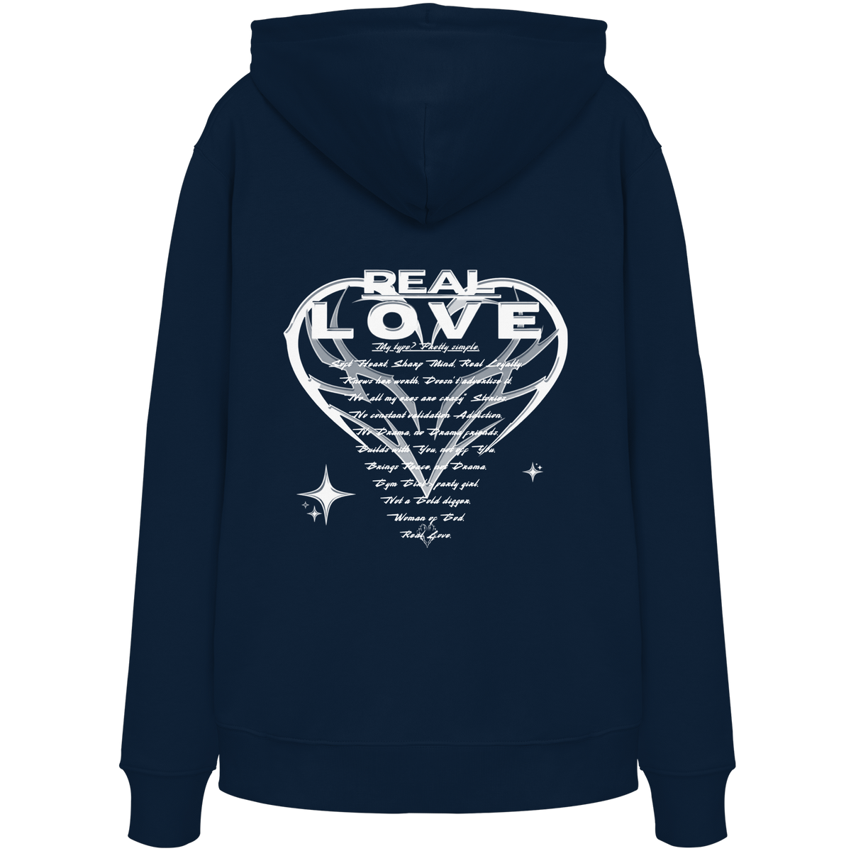 Die REAL LOVE BASiCS - Bio-Hoodie