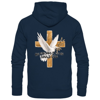 Collezione Savior - Felpa con cappuccio organica