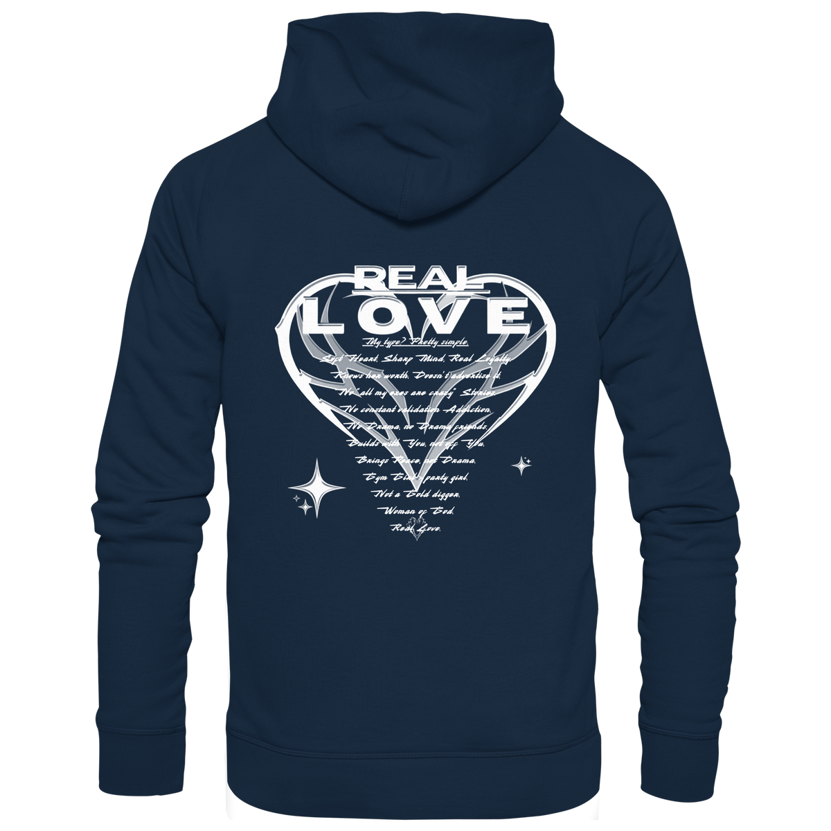 Die REAL LOVE BASiCS - Bio-Hoodie
