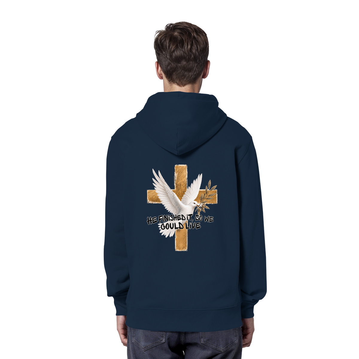 Collezione Savior - Felpa con cappuccio organica