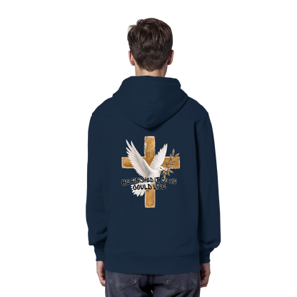 Collezione Savior - Felpa con cappuccio organica
