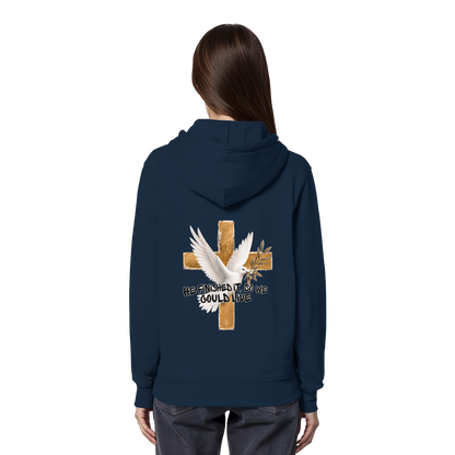 Collezione Savior - Felpa con cappuccio organica