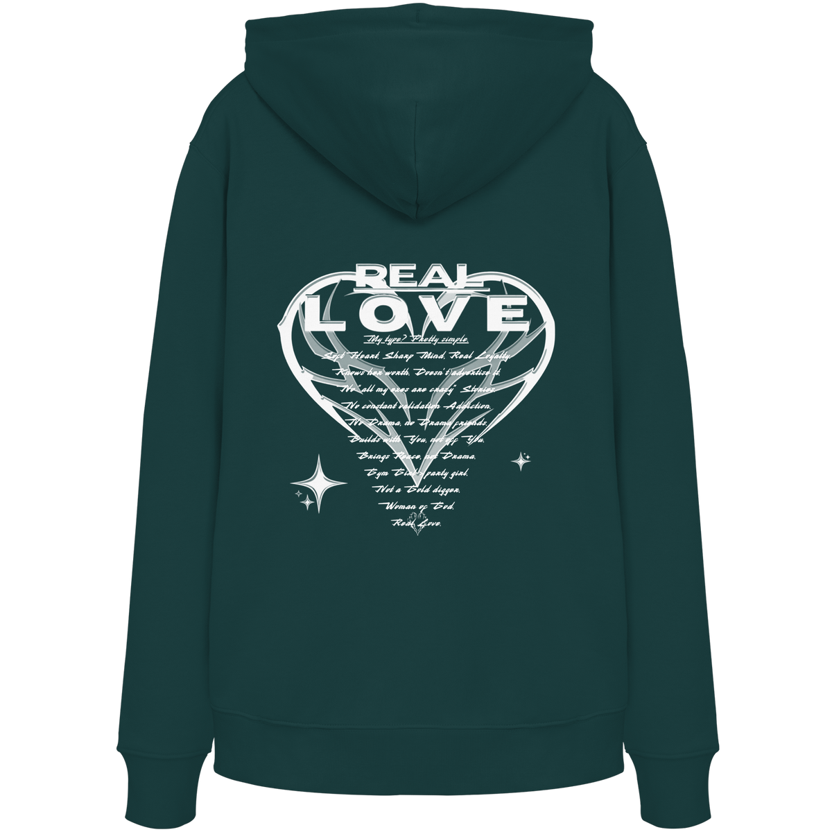 Die REAL LOVE BASiCS - Bio-Hoodie