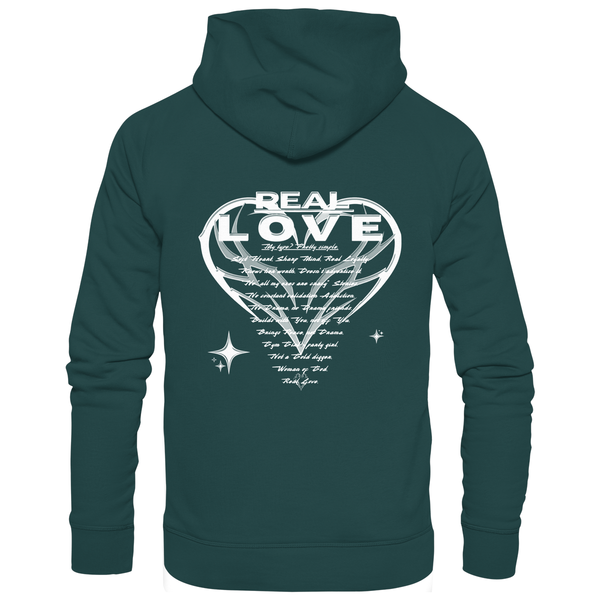 Die REAL LOVE BASiCS - Bio-Hoodie