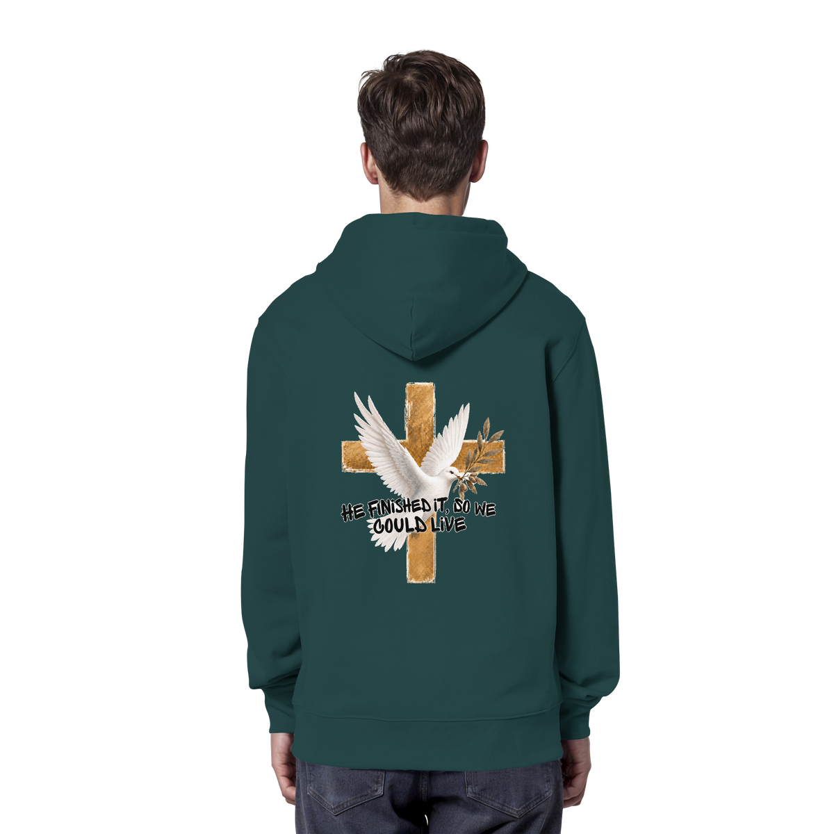 Collezione Savior - Felpa con cappuccio organica