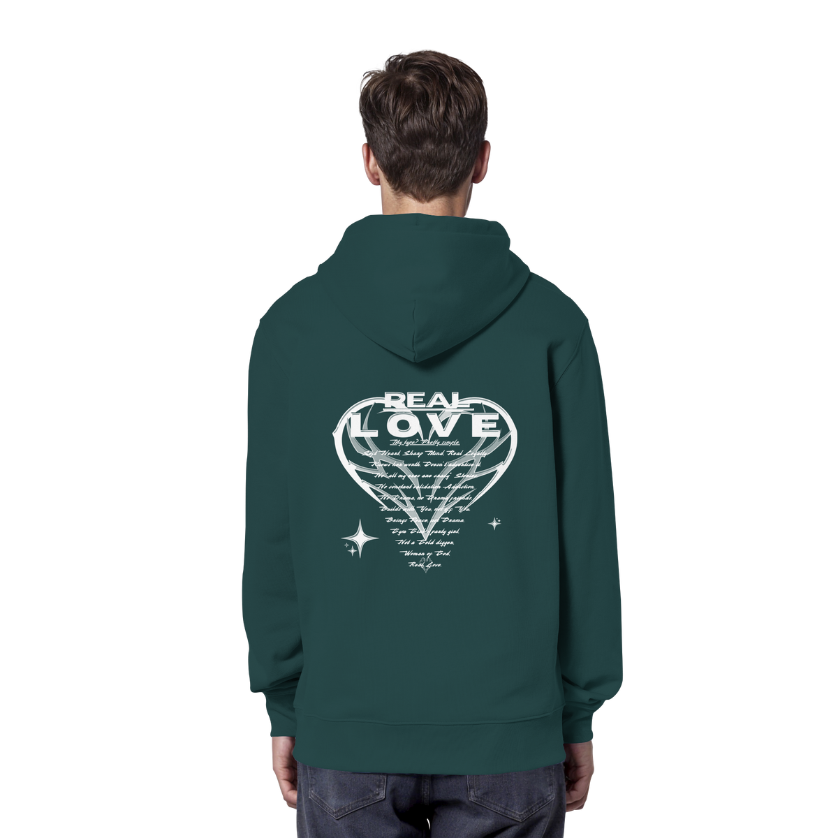 Die REAL LOVE BASiCS - Bio-Hoodie