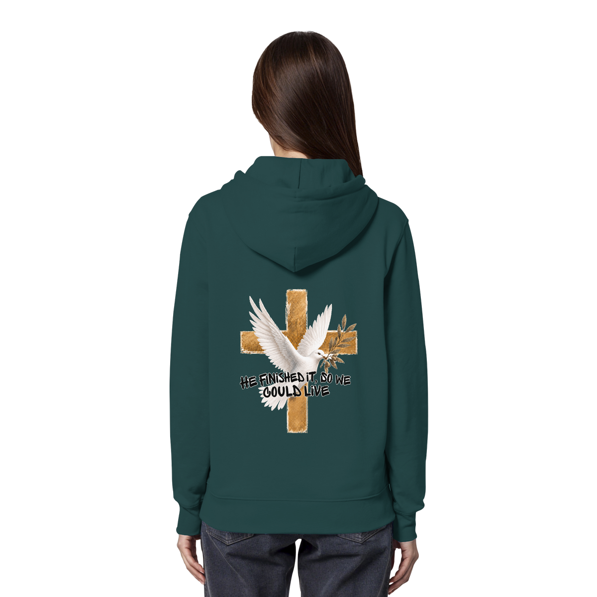 Collezione Savior - Felpa con cappuccio organica